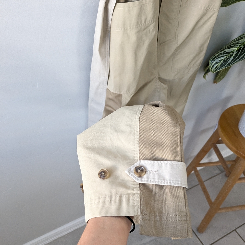 NWOT FRAME  Tan Sleeveless Jumpsuit with Belt - Picture 5 of 11